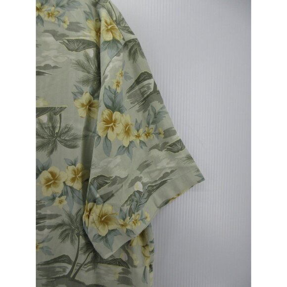 Tommy Bahama Shirt XL Silk Hawaiian Button Up Loop Collar Tropical - Picture 3 of 9